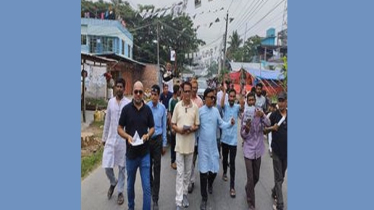বরিশাল সিটি নির্বাচনে দলীয় প্রার্থী পক্ষে জাপার গণসংযোগ
