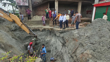 নারায়ণগঞ্জে অবৈধ গ্যাস সংযোগ বিচ্ছিন্ন অভিযান 