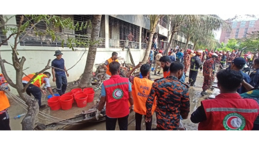 মাইলস্টোন কলেজে বিমান বিদ্ধস্তের ঘটনায় রেড ক্রিসেন্ট’র জরুরী সহায়