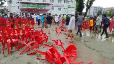 ’জয় বাংলা’ স্লোগান দিয়ে গোপালগঞ্জে এনসিপির সমাবেশে হামলা