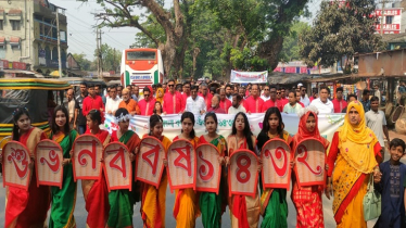 নববর্ষ উপলক্ষে  শার্শায় আনন্দ শোভাযাত্রা