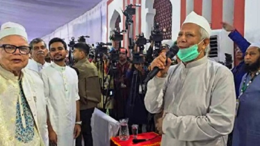 জাতীয় ঈদগাহে ঈদের নামাজ আদায় করলেন প্রধান উপদেষ্টা