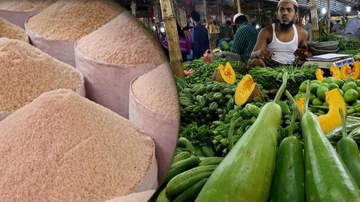 চাল ও সবজির দাম বাড়তি চাল ও সবজির দাম বাড়তি