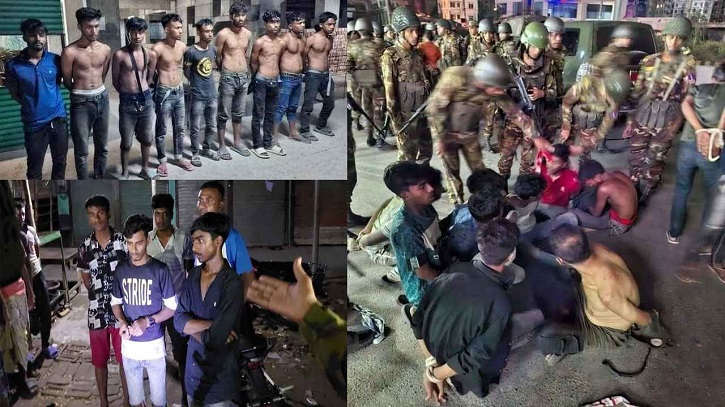 রাজধানীতে রাতভর ডাকাত আতঙ্ক, আটক ২৯ রাজধানীতে রাতভর ডাকাত আতঙ্ক, আটক ২৯
