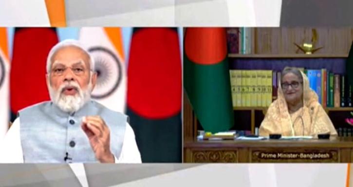 শেখ হাসিনার নেতৃত্বে বাংলাদেশ উল্লেখযোগ্য উন্নতি করেছে: মোদি শেখ হাসিনার নেতৃত্বে বাংলাদেশ উল্লেখযোগ্য উন্নতি করেছে: মোদি