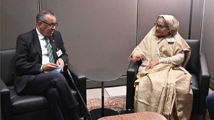 বিশ্ব স্বাস্থ্য সংস্থার মহাপরিচালকের সঙ্গে প্রধানমন্ত্রীর বৈঠক বিশ্ব স্বাস্থ্য সংস্থার মহাপরিচালকের সঙ্গে প্রধানমন্ত্রীর বৈঠক