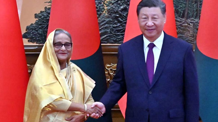 বিনিয়োগ ছাড়াও চার ক্ষেত্রে সহযোগিতার আশ্বাস শি জিনপিংয়ের