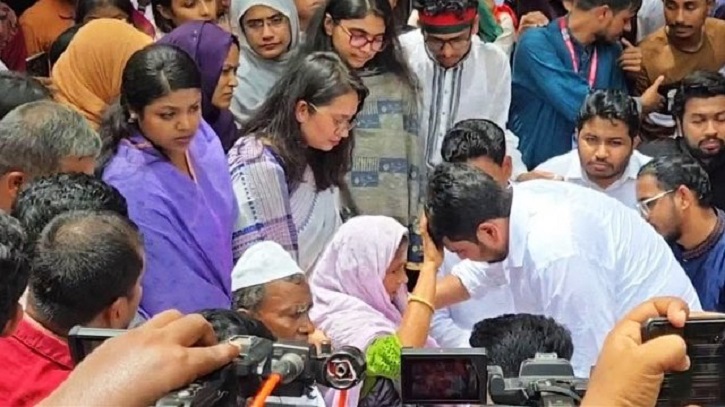 শহীদ আবু সাঈদের মায়ের দোয়া নিয়ে এনসিপির জুলাই পদযাত্রা শুরু