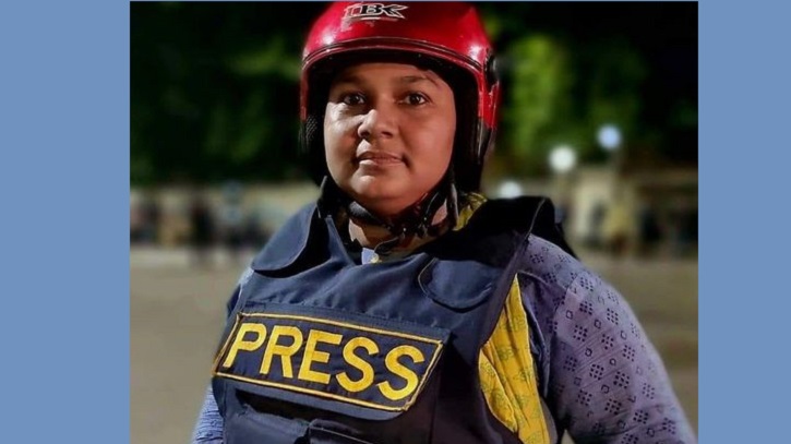 সাংবাদিক নাদিয়া শারমিন আহত