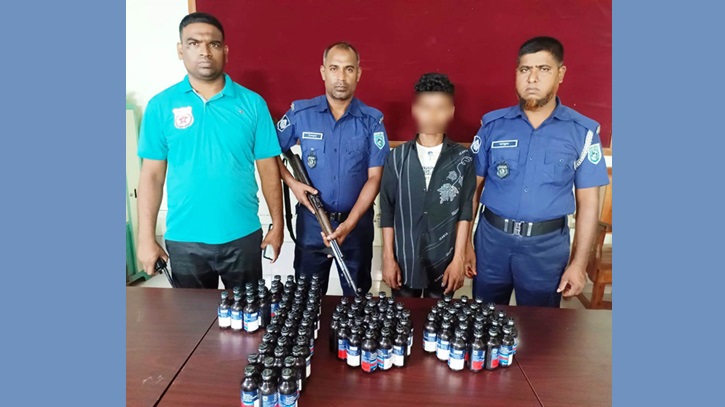 ঠাকুরগাঁয়ে ১শ বোতল ফেনসিডিলসহ গ্রেফতার শিশু