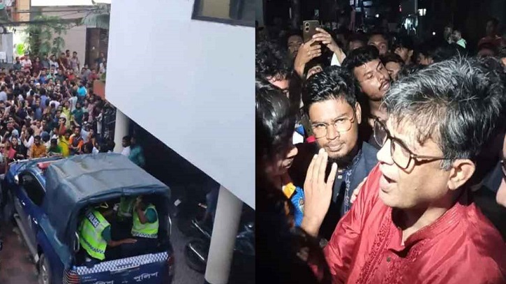 খুলনায় অবরুদ্ধ প্রেস সচিব শফিকুল আলম  