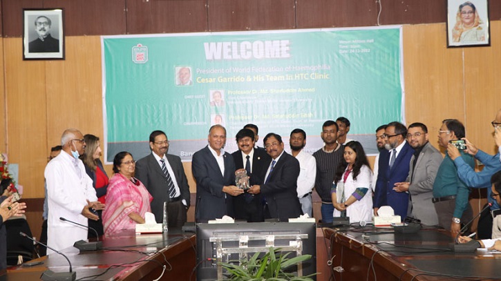হিমোফিলিয়া জরুরি চিকিৎসায় দুটি বেড চালু হচ্ছে হিমোফিলিয়া জরুরি চিকিৎসায় দুটি বেড চালু হচ্ছে
