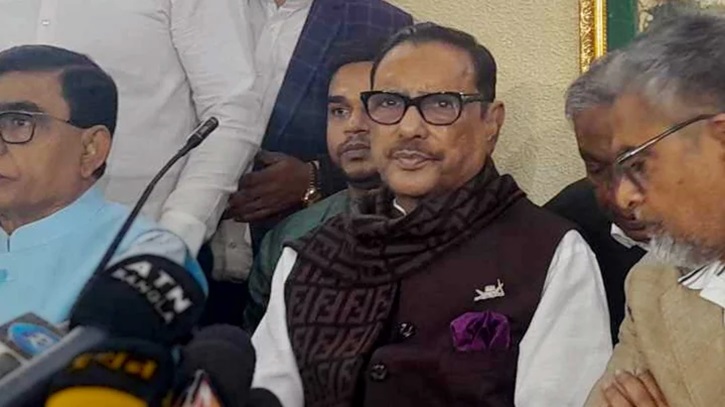 বিএনপির আন্দোলন এখন মুখে মুখে, বাস্তবে নেই: কাদের
